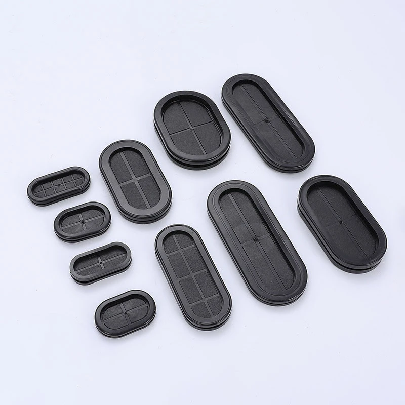 Oval Rubber Cable Grommet